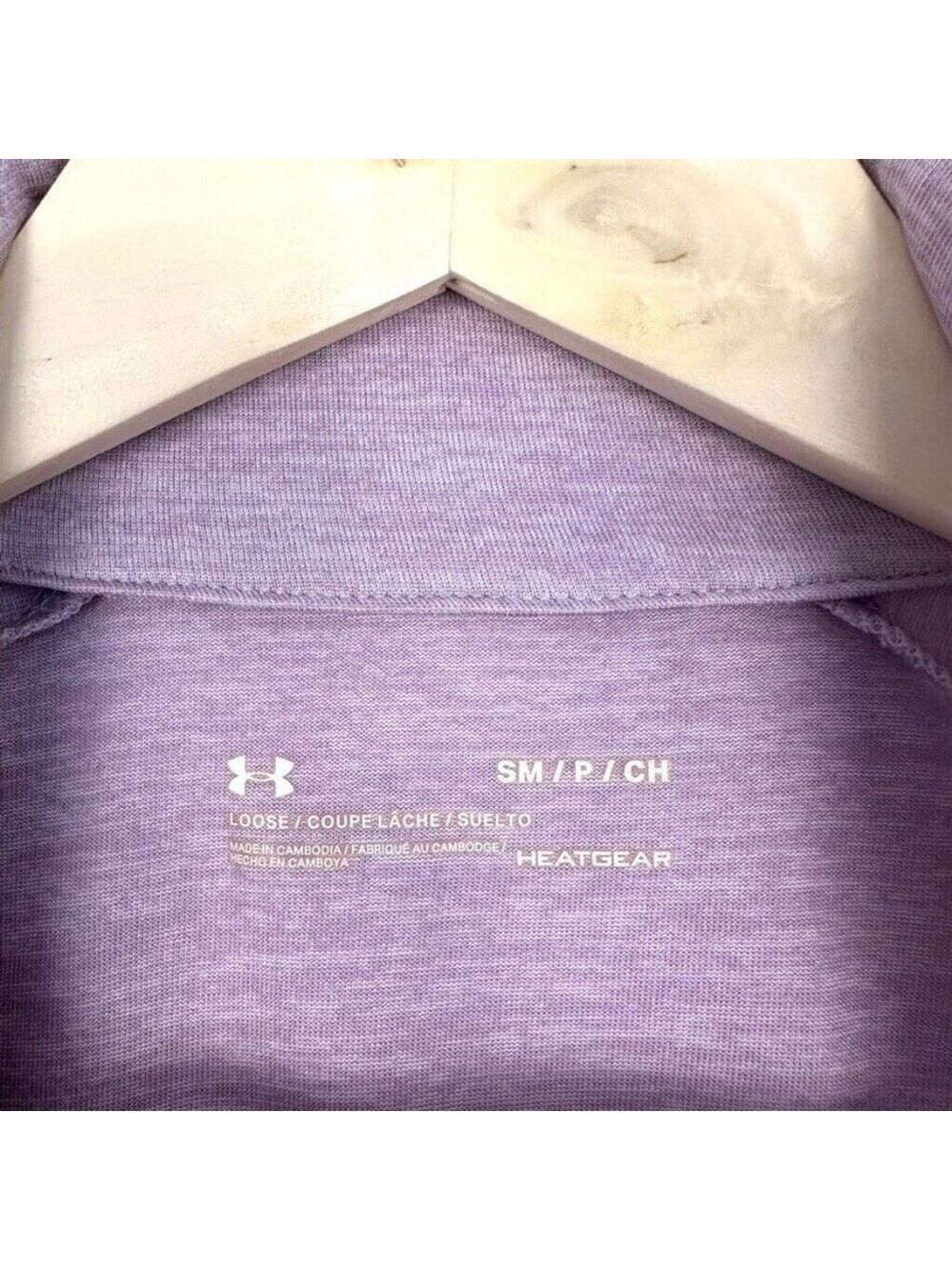 Under Armour Womens Tech Twist Half Zip Long Sleeve Pullover Small Purple - Picture 6 of 6